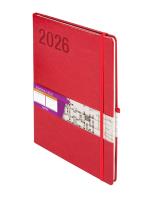 Kalendarz 2026 Formalizm A4 TDW czerwony. Autor: -. SmakLiter.pl Okładka książki Kalendarz 2026 Formalizm A4 TDW czerwony