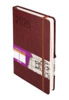 Kalendarz 2026 Formalizm A5 DNS brązowy. Autor: -. SmakLiter.pl Okładka książki Kalendarz 2026 Formalizm A5 DNS brązowy