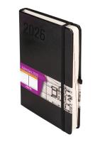 Kalendarz 2026 Formalizm A5 DNS czarny. Autor: -. SmakLiter.pl Okładka książki Kalendarz 2026 Formalizm A5 DNS czarny