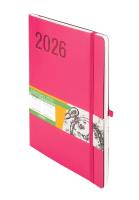 Kalendarz 2026 Impresja B5 TDW różowy. Autor: -. SmakLiter.pl Okładka książki Kalendarz 2026 Impresja B5 TDW różowy