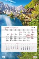 Opakowanie Kalendarz 2026 jednodzielny Miasteczko