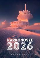 Kalendarz 2026 Karkonosze wieloplanszowy. Autor: Nienartowicz Karol, Katarzyna Gubrynowicz, Adam Ł. SmakLiter.pl Okładka książki Kalendarz 2026 Karkonosze wieloplanszowy