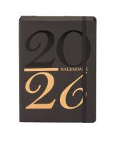 Kalendarz 2026 Kraft A5 DNS czarny. Autor: -. SmakLiter.pl Okładka książki Kalendarz 2026 Kraft A5 DNS czarny