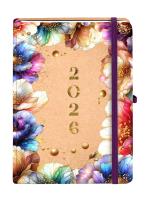 Kalendarz 2026 Kraft A5 TNS Kwiaty. Autor: -. SmakLiter.pl Okładka książki Kalendarz 2026 Kraft A5 TNS Kwiaty