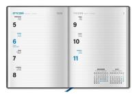 Kalendarz 2026 książkowy midi. Wydawca: Kalpol. SmakLiter.pl Opakowanie Kalendarz 2026 książkowy midi