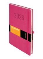 Kalendarz 2026 Memofix A4 DNS różowy. Autor: -. SmakLiter.pl Okładka książki Kalendarz 2026 Memofix A4 DNS różowy