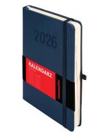 Okładka książki Kalendarz 2026 Memofix A5 DNS granatowy