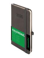 Okładka książki Kalendarz 2026 Memofix A6 TDW grafitowy