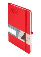 Kalendarz 2026 Minimalizm A5 TNS czerwony. Autor: -. SmakLiter.pl Okładka książki Kalendarz 2026 Minimalizm A5 TNS czerwony