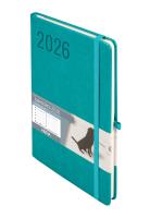 Kalendarz 2026 Minimalizm A5 TNS turkus. Autor: -. SmakLiter.pl Okładka książki Kalendarz 2026 Minimalizm A5 TNS turkus