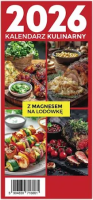 Kalendarz 2026 na lodówkę tygodniowy z przepisami. Wydawca: O-press. SmakLiter.pl Opakowanie Kalendarz 2026 na lodówkę tygodniowy z przepisami