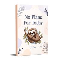 Kalendarz 2026 No Plans For Today. Wydawca: Eurograf BIS kalendarze. SmakLiter.pl Opakowanie Kalendarz 2026 No Plans For Today