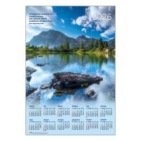 Opakowanie Kalendarz 2026 plakatowy duży góry