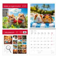 Opakowanie Kalendarz 2026 ścienny 30x30 Przyjemności HELMA
