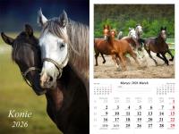Opakowanie Kalendarz 2026 ścienny 7-k Konie