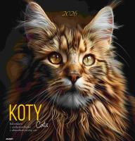 Kalendarz 2026 ścienny albumowy 30x30cm Koty. Wydawca: AVANTI. SmakLiter.pl Opakowanie Kalendarz 2026 ścienny albumowy 30x30cm Koty