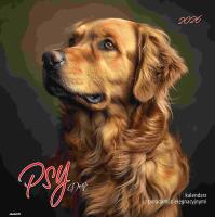 Kalendarz 2026 ścienny albumowy 30x30cm Psy. Wydawca: AVANTI. SmakLiter.pl Opakowanie Kalendarz 2026 ścienny albumowy 30x30cm Psy