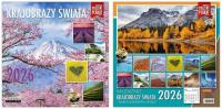 Opakowanie Kalendarz 2026 ścienny Classic Krajobrazy świata