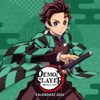 Kalendarz 2026 ścienny Demon Slayer. Wydawca: Studio JG kalendarze. SmakLiter.pl Opakowanie Kalendarz 2026 ścienny Demon Slayer