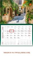 Kalendarz 2026 ścienny jednodzielny Toskania. Wydawca: Wokół nas. SmakLiter.pl Opakowanie Kalendarz 2026 ścienny jednodzielny Toskania
