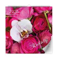 Kalendarz 2026 ścienny lux kwiaty. Wydawca: Kalpol. SmakLiter.pl Opakowanie Kalendarz 2026 ścienny lux kwiaty