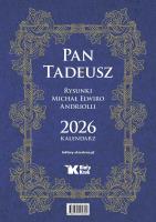 Okładka książki Kalendarz 2026 ścienny Pan Tadeusz