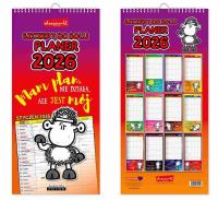 Opakowanie Kalendarz 2026 ścienny planer Sheepworld szczery