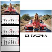 Kalendarz 2026 trójdzielny dziewczyna. Wydawca: Evena. SmakLiter.pl Opakowanie Kalendarz 2026 trójdzielny dziewczyna