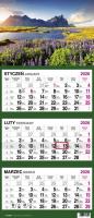 Kalendarz 2026 Trójdzielny Góry. Wydawca: O-press. SmakLiter.pl Opakowanie Kalendarz 2026 Trójdzielny Góry