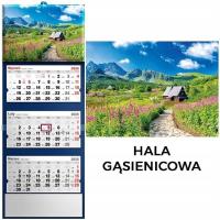 Kalendarz 2026 trójdzielny Hala gąsienicowa. Wydawca: Evena. SmakLiter.pl Opakowanie Kalendarz 2026 trójdzielny Hala gąsienicowa