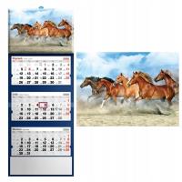 Kalendarz 2026 trójdzielny konie. Wydawca: Evena. SmakLiter.pl Opakowanie Kalendarz 2026 trójdzielny konie