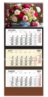 Opakowanie Kalendarz 2026 trójdzielny Kwiaty