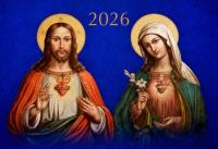 Opakowanie Kalendarz 2026 trójdzielny Najświętsze Serce