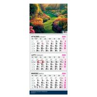 Kalendarz 2026 trójdzielny premium Ogród. Wydawca: O-press. SmakLiter.pl Opakowanie Kalendarz 2026 trójdzielny premium Ogród