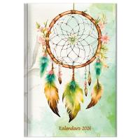 Opakowanie Kalendarz 2026 tygodniowy A5 Łapacz zielony SK1