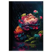 Opakowanie Kalendarz 2026 tygodniowy A5 Peonie neon SK1