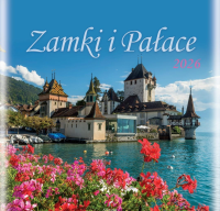 Opakowanie Kalendarz 2026 wieloplanszowy 33x33cm Zamki i Pałace