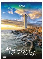 Kalendarz 2026 wieloplanszowy magiczna Polska. Wydawca: Evena. SmakLiter.pl Opakowanie Kalendarz 2026 wieloplanszowy magiczna Polska