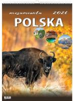 Kalendarz 2026 wieloplanszowy niesamowita Polska. Wydawca: Evena. SmakLiter.pl Opakowanie Kalendarz 2026 wieloplanszowy niesamowita Polska