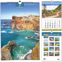 Opakowanie Kalendarz 2027 13 planszowy Krajobrazy Świata
