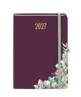 Opakowanie Kalendarz 2027 Botanical A4 tygodniowy bordowy