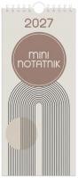 Opakowanie Kalendarz 2027 notatnikowy 33x12,5cm Minimal