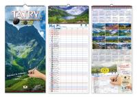 Opakowanie Kalendarz 2027 paskowy szeroki Tatry