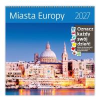 Opakowanie Kalendarz 2027 ścienny 30x30cm Miasta Europy HELMA
