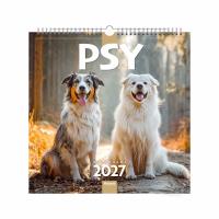 Opakowanie Kalendarz 2027 ścienny Psy 33x33