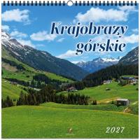Opakowanie Kalendarz 2027 wieloplanszowy 33x33cm Krajobrazy..