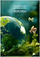 Kalendarz akademicki 2025/2026 A5 tyg. PCV Eko. Wydawca: Wokół nas. SmakLiter.pl Opakowanie Kalendarz akademicki 2025/2026 A5 tyg. PCV Eko
