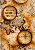 Kalendarz akademicki 2025/2026 A5 tyg. PCV Mapa. Wydawca: Wokół nas. SmakLiter.pl Opakowanie Kalendarz akademicki 2025/2026 A5 tyg. PCV Mapa