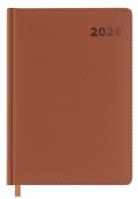 Kalendarz książkowy 2026 A5 brązowy EASY. Wydawca: Easy Stationery. SmakLiter.pl Opakowanie Kalendarz książkowy 2026 A5 brązowy EASY