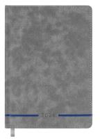 Kalendarz książkowy 2026 A5 szary EASY. Wydawca: Easy Stationery. SmakLiter.pl Opakowanie Kalendarz książkowy 2026 A5 szary EASY